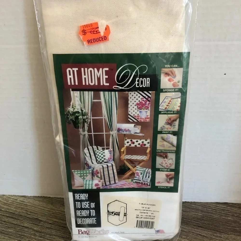 Vtg NOS Table Runner Kit
